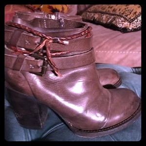 Gray-ish ankle booties